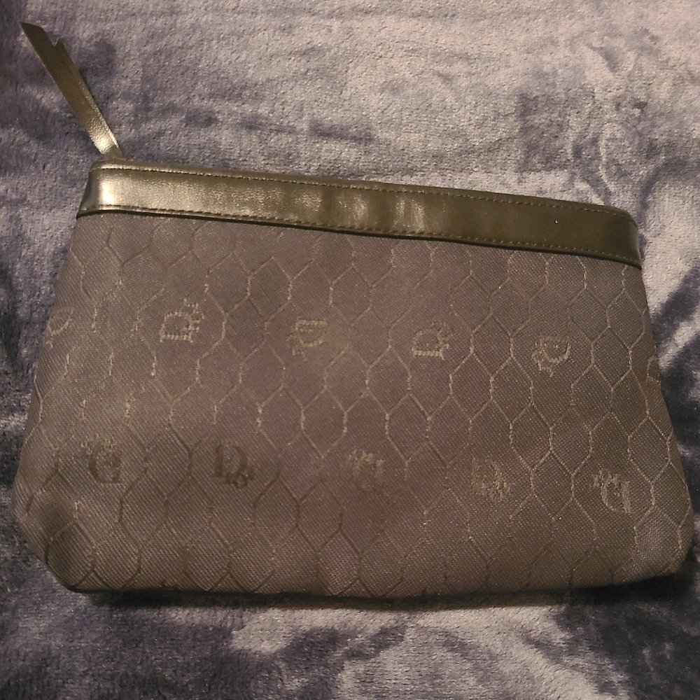 Dior Black Cosmetic Bag/Clutch